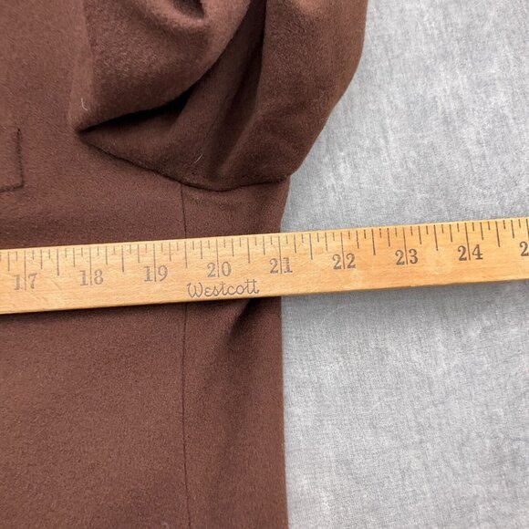 Ferrini Blazer Men 40R Brown Classic‎ Career  Suit Jacket Wool Cashmere VTG - Picture 4 of 12
